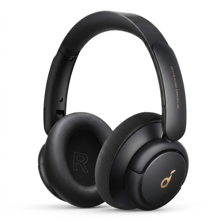 هدفون بلوتوثی انکر مدل SoundCore Life Q30 با نویز کنسلینگ فعال (ANC)، درگاه شارژ USB Type-C، دارای میکروفون دوگانه با حذف نویز، مجهز به فناوری Hi-Res Audio، دارای حالت Transparency برای شنیدن صدای محیط