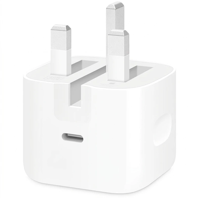 شارژر دیواری 40 وات اپل مدل Dynamic، اتصال سه پین، درگاه خروجی USB-C، دارای قابلیت شارژ سریع