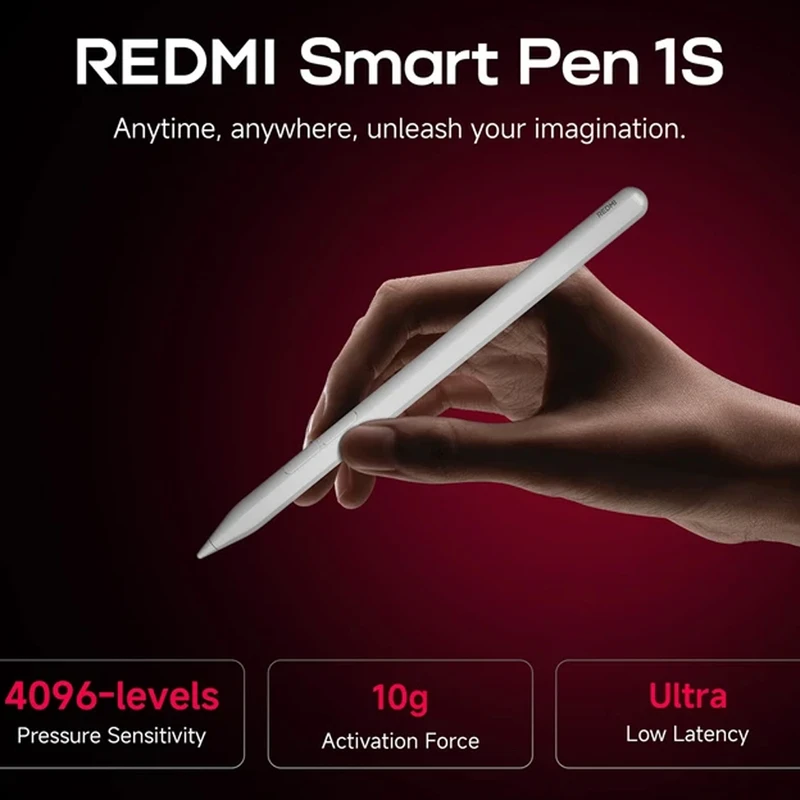 قلم لمسی شیائومی مدل Redmi Smart Pen 1S مناسب برای تبلت شیائومی Redmi Pad Mini / Pad 2 Pro / Pad 2 / Pad Pro