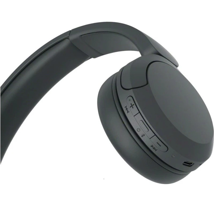 هدفون بلوتوثی سونی مدل WH-CH520 درگاه شارژ USB Type-C، دارای طراحی چرخشی برای حمل و نگهداری آسان