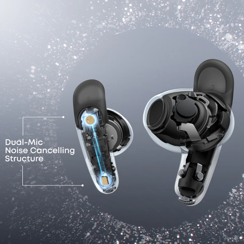 هدفون بلوتوثی توگوشی انکر مدل Soundcore Liberty Buds مجهز به Adaptive ANC 3.0، پشتیبانی از Hi-Res Audio و کدک LDAC، عمر باتری 7 ساعت و محفظه شارژ 30 ساعته، 4 میکروفون هوش مصنوعی، بلوتوث 6.1 و مقاومت در برابر رطوبت و عرق