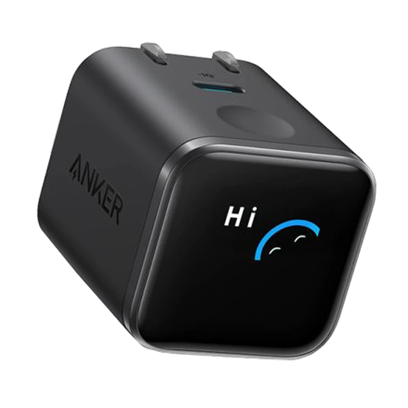 شارژر دیواری 45 وات انکر مدل A121D، اتصال دو پین اروپایی، درگاه خروجی USB-C، دارای قابلیت شارژ سریع و شارژ ایمن، تکنولوژی شارژ PD و PPS