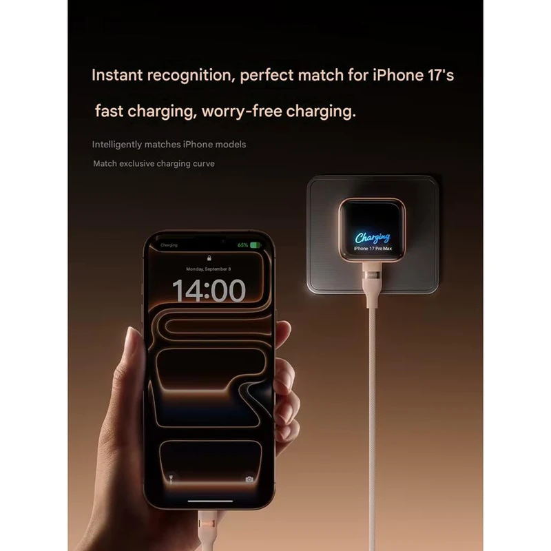 شارژر دیواری 45 وات انکر مدل A121D، اتصال دو پین اروپایی، درگاه خروجی USB-C، دارای قابلیت شارژ سریع و شارژ ایمن، تکنولوژی شارژ PD و PPS