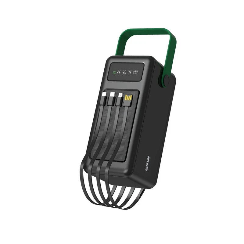 پاوربانک گرین لاین مدل SOLAR MAX ظرفیت 80000میلی آمپر ساعت
