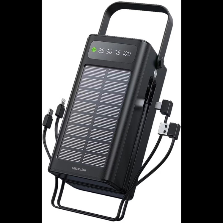 پاوربانک گرین لاین مدل SOLAR MAX ظرفیت 60000میلی آمپر ساعت