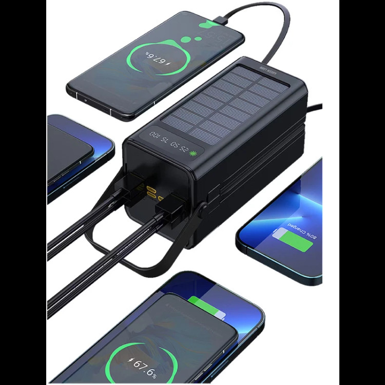 پاوربانک گرین لاین مدل SOLAR MAX ظرفیت 60000میلی آمپر ساعت