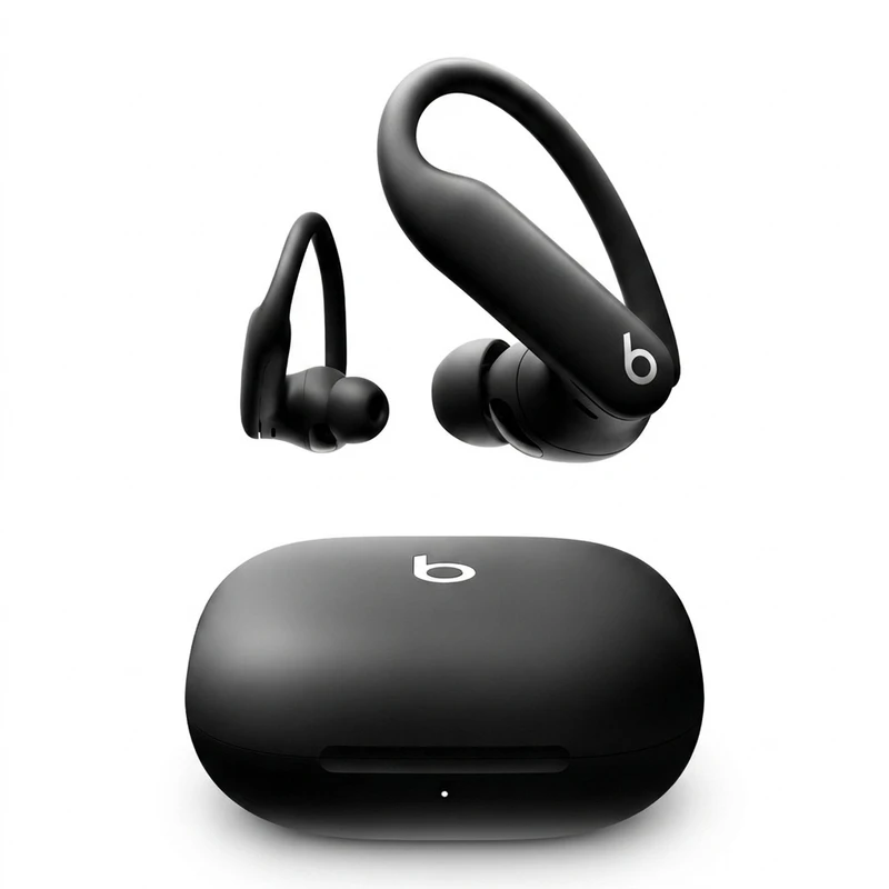 هدفون بلوتوثی بیتس مدل Powerbeats Pro 2، حذف نویز فعال و حالت Transparency، پایش ضربان قلب، مقاوم در برابر گردوغبار و پاشش آب با استاندارد IPX4، عمر باتری تا 45 ساعت و شارژ بیسیم Qi